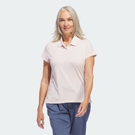 adidas Golf Go-To Heathered Polo Shirt Women Pink IP4187