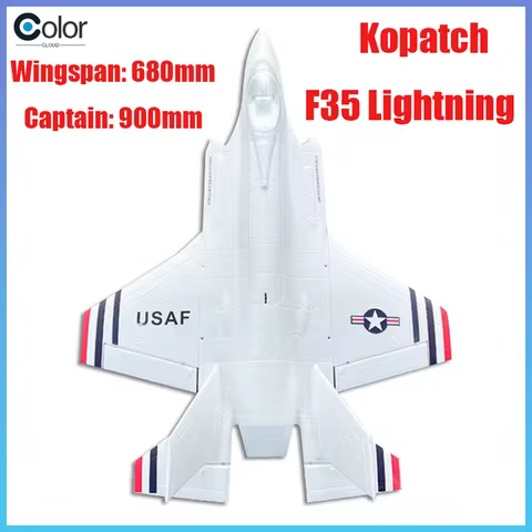 Kopatch F35 Lightning Ii 64mm Ducted Epo Aeromodeling Rc Fighter Aircraft Large Electric Fixed Wing 