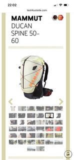 Mammut Ducan Spine 50-60L 露營背囊
