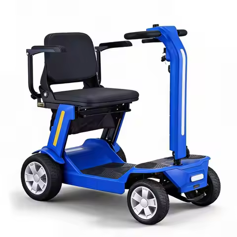 Mobility Scooters for Seniors Adults,12 Miles Foldable Mobility Scooter, No Assemble Require,4 Wheel