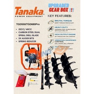 Tanaka auger drill/52cc/68cc/TGD550/TGD680 pro/upgraded gear box/ origina/free bits