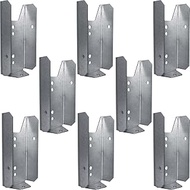 Jake Sales Wood Fence Rail Bracket for 2x4 Dimensional Lumber. Galvanized Steel to Resist Rusting. Q