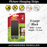 3M Command Large or X-Large Picture Hanging Strips (Holds Up To 7.2kg/ 9kg ) (4 sets/pck) Wall Adhes