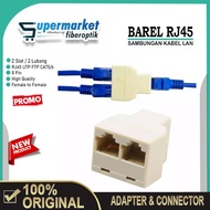 Barrel RJ45 Double 2Port Barrel Cable Connection LAN Connector UTP FTP
