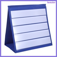 PVC Pocket Chart Organizer Stand Double Sided Tabletop Chart Holder for Classroom and Home Use Teach