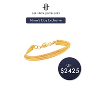 [Mom's Day Exclusive] Lee Hwa Jewellery ​ 916 Gold Glint Bracelet​