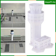 [MuyeadMY] Unpainted Airport Control  Model in 1:400 Scale, Scene Depiction, Airport