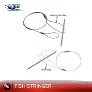 Omer Fish Stringer Stainless Steel and Nylon spearfishing Fish string