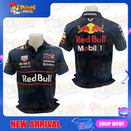 T-shirt Polo พร้อมส่งเสื้อโปโลสีน้ำเงิน เอฟ1 Redbull Red Bull F1 2025 เสื้อเชิ๊ต เสื้อโปโล เสื้อ 100