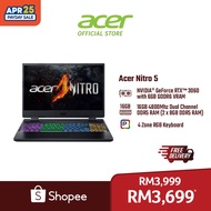 Acer Nitro 5 AMD Ryzen 7 Gaming Laptop AN515-46-R20B RTX 3060