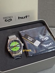 現貨 日本版  Limited Edition  Seiko 5 Sports X HUF  SBSA323  綠色透視面 ( 設計來自70年代 Time Sonar ) Automatic watc