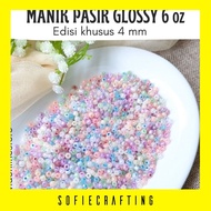 SOFIECRAFTING (25 grams) GLOSSY SAND BEAD 6 oz 4 mm/ BEADWORKS CRAFT MATERIAL