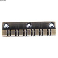 APPORTUNIAPY Electric Guitar Bridge, Bronze Color Metal 12 String Guitar Bridge, Premium Guitar Brid