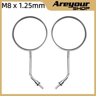 Rearview mirror Side mirror for Honda S90 CL90 CL70 CL100 CB100 CB125S 1965-1990 right-hand thread M