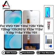 Original LCD For VIVO Y20 Y20S Y20SG Y20i Y20a Y30g Y20 2021 Y12a Y12s Y15a Y15s Y01 LCD Display Tou