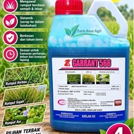 4L Garrant 566 / Fosinate / Racun Rumpai 3hari mati Tahan Lama / Cap Kepala Ayam