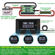 Voltmeter Ammeter Wattmeter Thermometer Dc 20a 150v Max 3kw