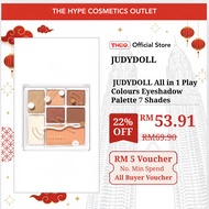 [THCO] JUDYDOLL All in 1 Play Colours Eyeshadow Palette 7 Shades 橘朵玩趣七巧板玩趣眼影盘 大地色彩妆