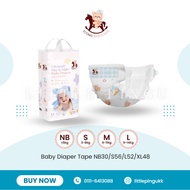 Iconic Babycare Baby Diaper Tape NB30/S56/L52/XL48