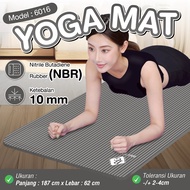 HTD Sport Matras Yoga Mat NBR 15/10/6/4mm Olahraga Senam Lantai Meditasi Gym Fitness Karpet Lantai