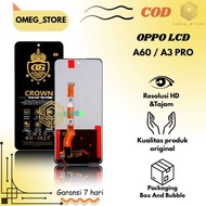 LCD G0LD3N CR0WN TOUCHSCREEN OPP0 A60 / A3 PRO 5G ORIGINAL FULLSET COMPLETE TS...