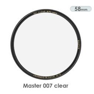 ◎相機專家◎ B+W Master 58mm 007 Clear MRC 純淨濾鏡超薄高硬度奈米 捷新公司