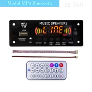 Modul MP3 Bluetooth Fm Radio 12v Splash Screen siap rakit