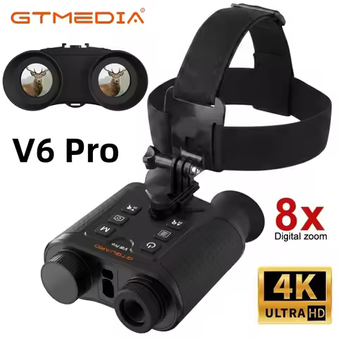 GTMEDIA V6/V6 PRO 4K Infrared Night Vision Binoculars 8X Digital Zoom Night Vision Goggles Telescope