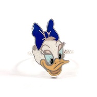 【日本直送 中古美品】13.5 號 Gucci 戒指 Daisy Duck GUCCI×Disney 聯名 銀 925
