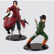 NARUTO UCHIHA ITACHI ROCK LEE ACTION FIGURE SET 2PCS