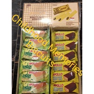 Apollo Layer Cake Pandan Flavor Chocolate Flavor Biskut Coklat Berkerim Harga Borong