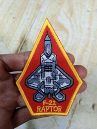 Patch Bordir F22 Raptor/ Bordir AirForce