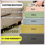 Sofa Cushion 50D High-Density Foam 60D Foam Backrest Bay Window Cushion Seat Cushion Mattress Cover 