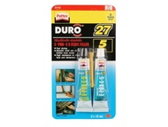 กาวติดเหล็กหลอดคู่ ตรา PATTEX (ดูโร่) #27 แห้งเร็ว [สีเหล็ก]   ล๊อตใหม่ แท้ 100%