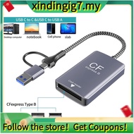 【】2 in 1 CF Express Type B Card Reader CF Express Card Reader Type B Adapter USB 3.2 10Gbps Portable