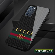 Softcase Glass Kaca OPPO RENO 6 - Casing Hp OPPO RENO 6 - C03 - Pelindung hp OPPO RENO 6  - Case Handphone OPPO RENO 6 - Casing Handphone OPPO RENO 6