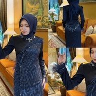Wilonana Dress, Luxurious Velvet Brocade Dress 2026, Modern Muslim Women's Party Dress 2026, Latest 