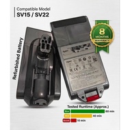 Compitable Dyson battery for V11 SV15 SV16 / V15 SV22 Click-In