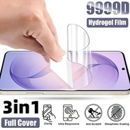 3in1 Phone Screen Protector For Samsung Galaxy S26 S25 S26+ Ultra Plus HD Hydrogel Front Film + Carb