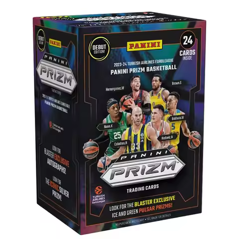 2023/24 Panini Prizm Turkish Airlines EuroLeague Basketball 6-Pack Blaster Box Collection Card FAST 
