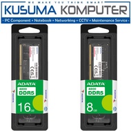 Adata DDR5 Ram Sodimm Single 16GB 8GB 4800MHz/