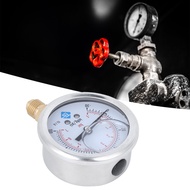 Supergoodsales Pressure  Oil Filled 1/4 -1 to 7bar -30 100psi Stainless Steel Case Brass Inside Cons