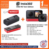 Bundle worth $117 Original Insta360 accessories and Insta360 ONE RS Twin Edition