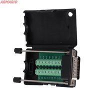 ARMARIO 15 Pin Breakout Board, 15 Pin Solderless DB15 Connector, Module Male Connector DB15 with  DB
