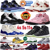 I9AO Designer Basketball Shoes 4s Mens Sneakers 5s Black Cat 4 Metallic 5 Reimagined Military White 