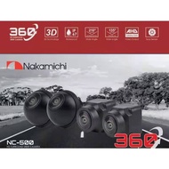 Nakamichi NC-501 - AHD 1080P 360 Camera | Front / Rear / Right / Left  View Camera | Camera Kereta | Car Camera