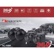 Nakamichi NC-501 - AHD 1080P 360 Camera | Front / Rear / Right / Left  View Camera | Camera Kereta |