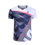 Yonex Bộ đồ cầu lông mới cho nam và nữ bộ đồ cầu lông Hàn Quốc in kiểu Color Block thể thao nhanh ch