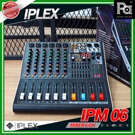 IPLEX IPM 06 มิกเซอร์ 6 แชลแนล รองรับ MP3 USB และ บลูทูธ เหมาะกับการร้องเพลง mixer 6 ch มีเอฟเฟคแท้