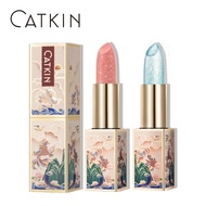 (2PCS) CATKIN Moonlight Tinted Lip Balm Hydrating Color-Changing Lip Balm Vitamin-E Moisturizing Tem